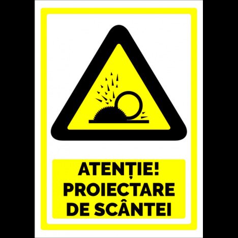 Indicator de securitate atentie proiectare de scantei