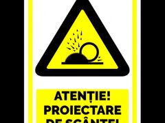 Indicator de securitate atentie proiectare de scantei