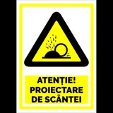 Indicator de securitate atentie proiectare de scantei